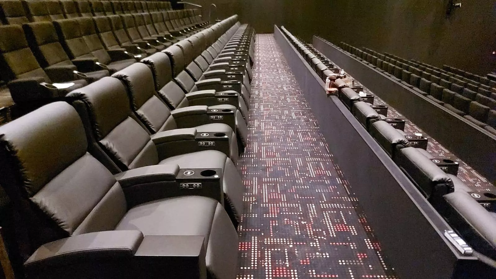 Premium recliner seating installation Image